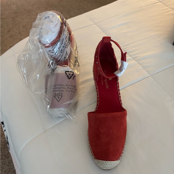 Kate Spade Vibrant Red Espadrille - Picture 4 of 8